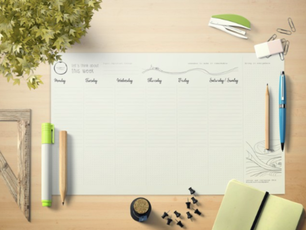 Desk Planner - Inchiostro and Paper